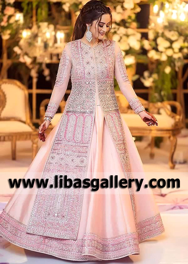 New Bride Sister Wedding Dresses Kingston London UK Bride Sister Reception Lehenga Dresses