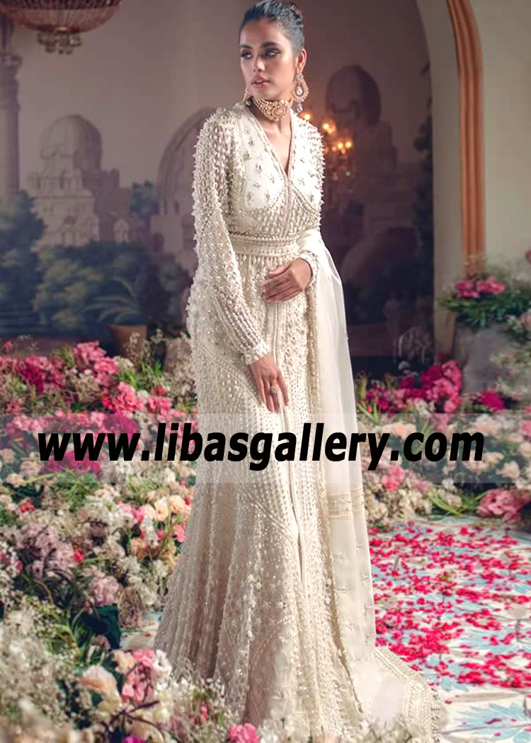 Ivory Santolina Wedding Events Maxi Dress