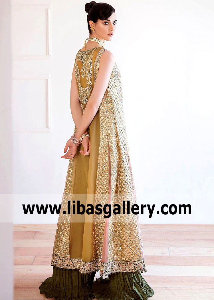 Multi Bergenia Bridal Party Lehenga