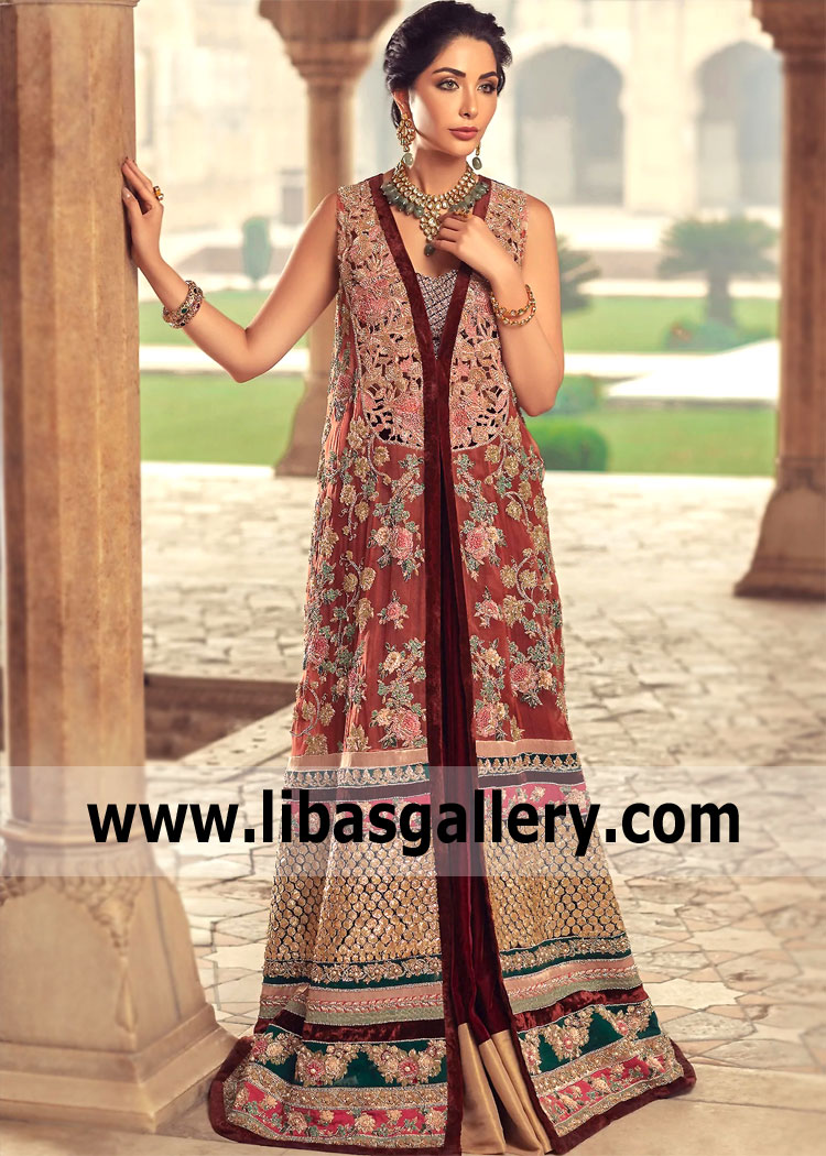 Maroon Lily Gorgeous Embellished Gown