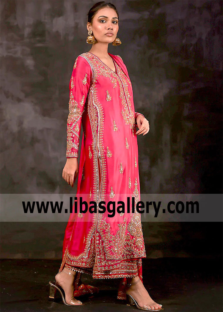 Brink pink Petunia Occasional Dress