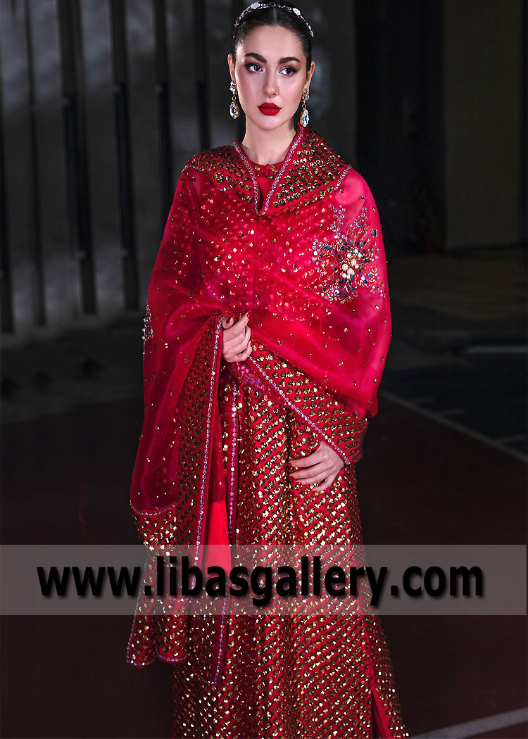 Mordant Red Flora Wedding Maxi