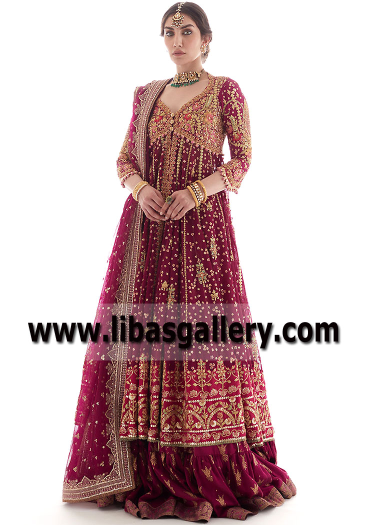 Big Dip O Ruby Pascoe Anarkali with Lehenga