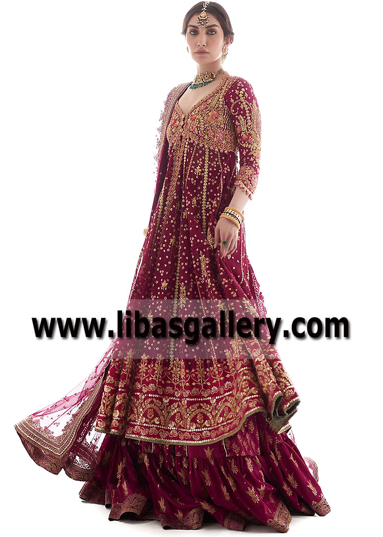 Big Dip O Ruby Pascoe Anarkali with Lehenga