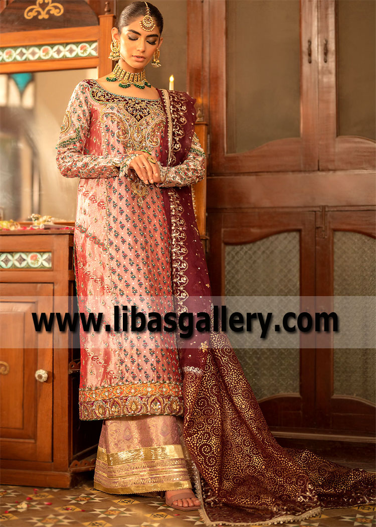 Congo Pink Clover Bride Sister Dress