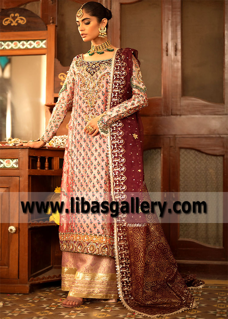 Congo Pink Clover Bride Sister Dress