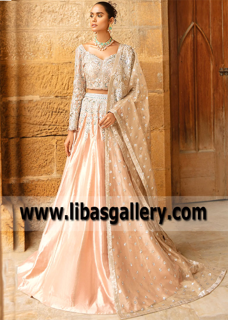 Papaya Whip Strobus Lehenga Choli