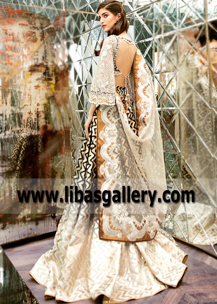 Offwhite Black Wedelia Lehenga Choli