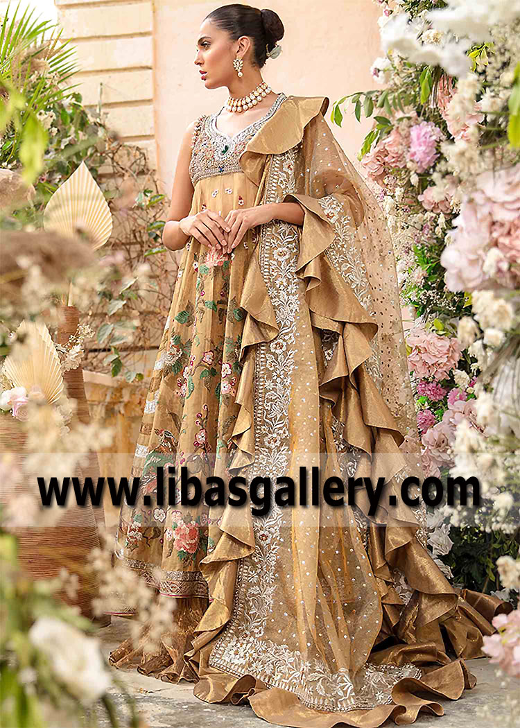 Vintage Gold Daffodil Gown