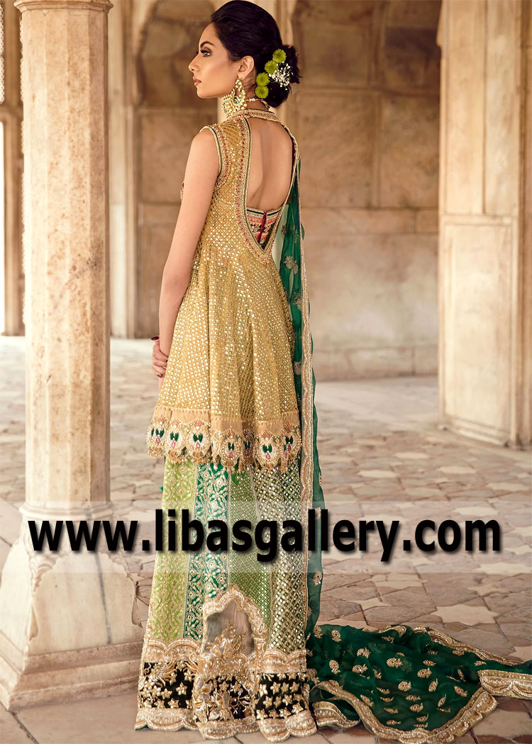 Shamrock Green Gold Crown Dahlia Dhaka Pajama