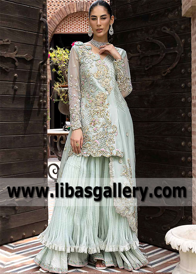 Alice Blue Moon Wisteria Sharara Dress