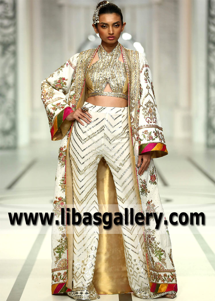 Off White Multi Crocus Occasional Jacket