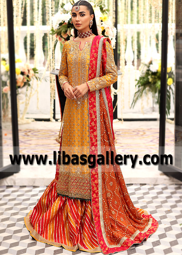 Sunglow Scheelite Chatta Patti Gharara