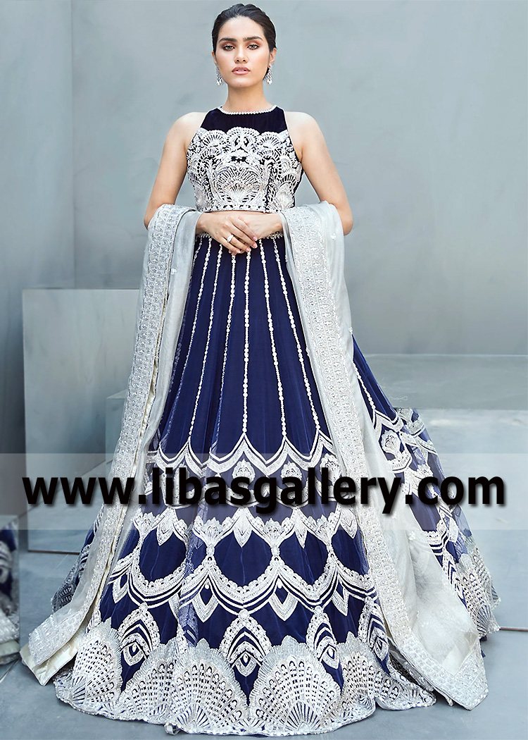 Penn Blue Afghanite Lehenga Choli