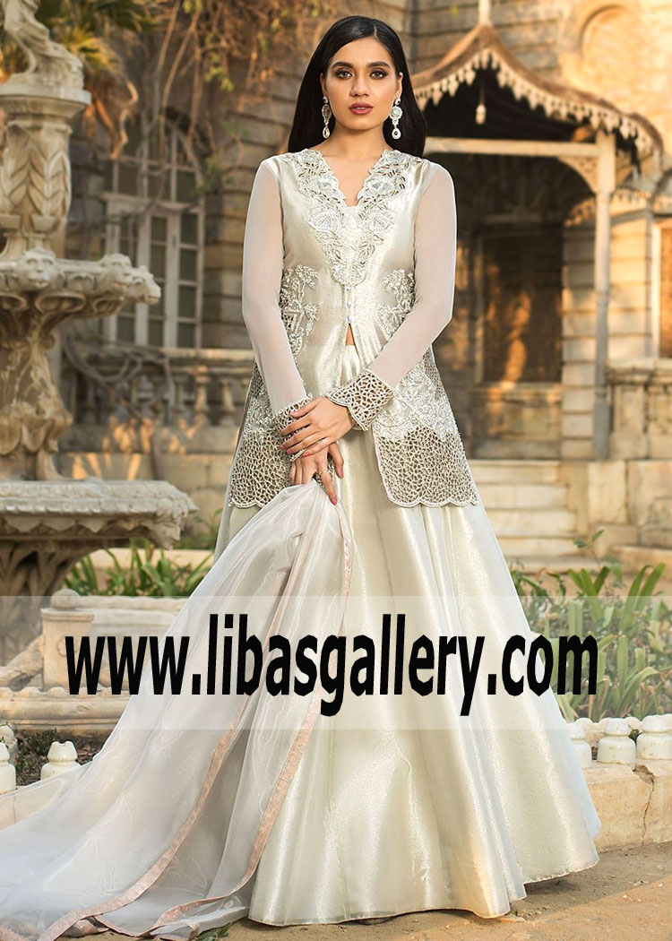 Classy Off White Lily Lehenga