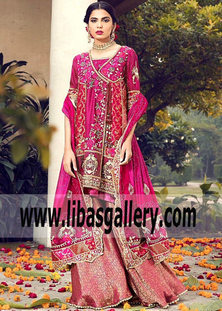 Evening Angarkhas That Prove Farida Hasan Is The Best Fashion Designer | Australia Buy in Sydney, Perth, Melbourne