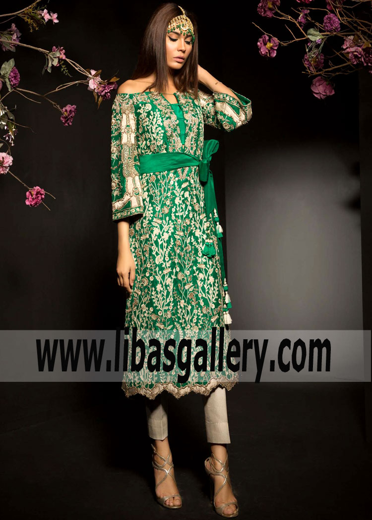 Pakistani Evening Dresses Hot Sale Collections Buy Online in Canada Mahgul Latest Jewels of summer Trends