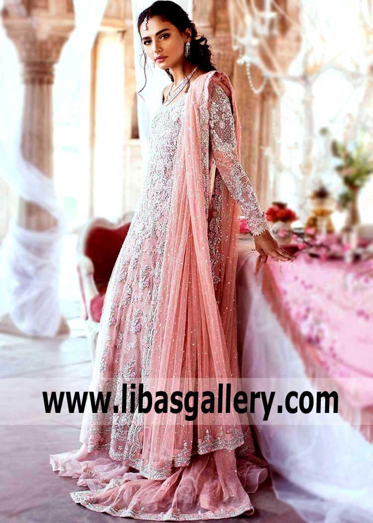 Farah Talib Aziz Wedding Gowns Pakistani Gowns Birmingham UK for Engagement and Special Occasions