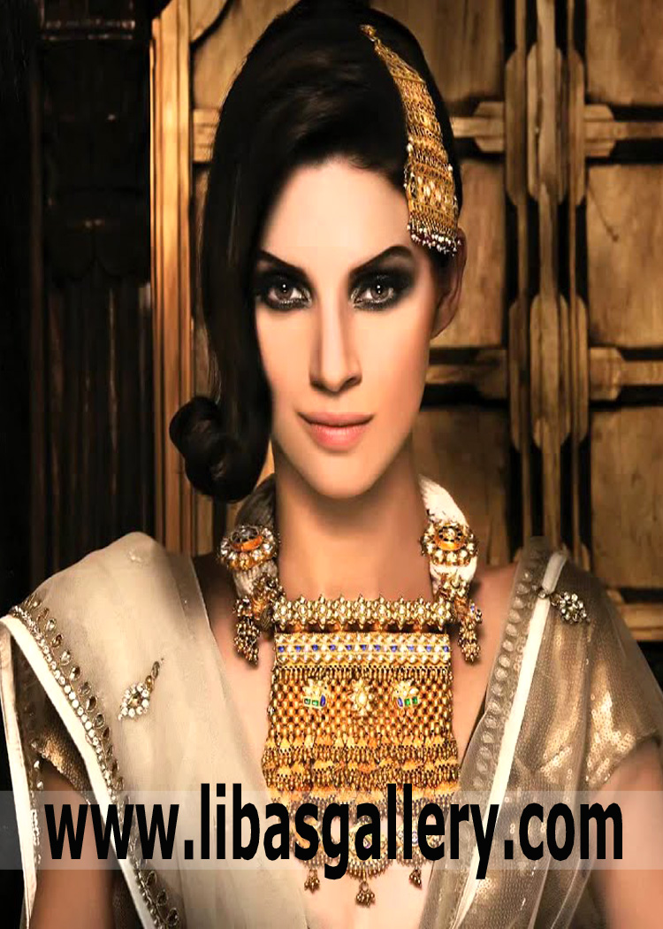Gold Tanzanite Bridal Jewellery Set