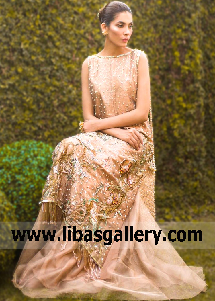 Rose Gold Alphand Lehenga