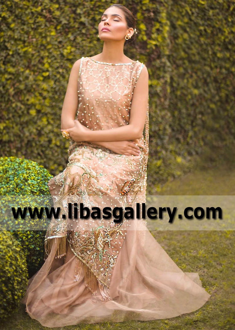 Rose Gold Alphand Lehenga