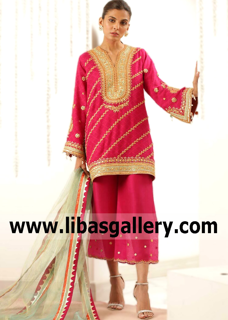 Awesome Celadon Zenica Party Wear