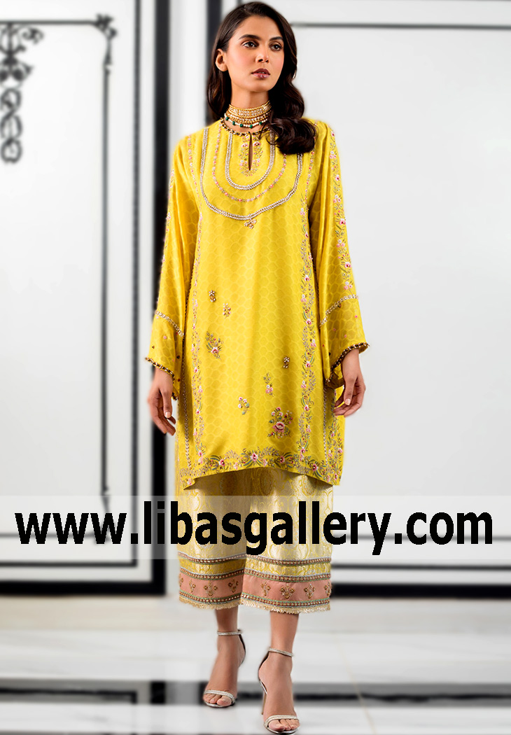 Lemon Gabriel Party Dress