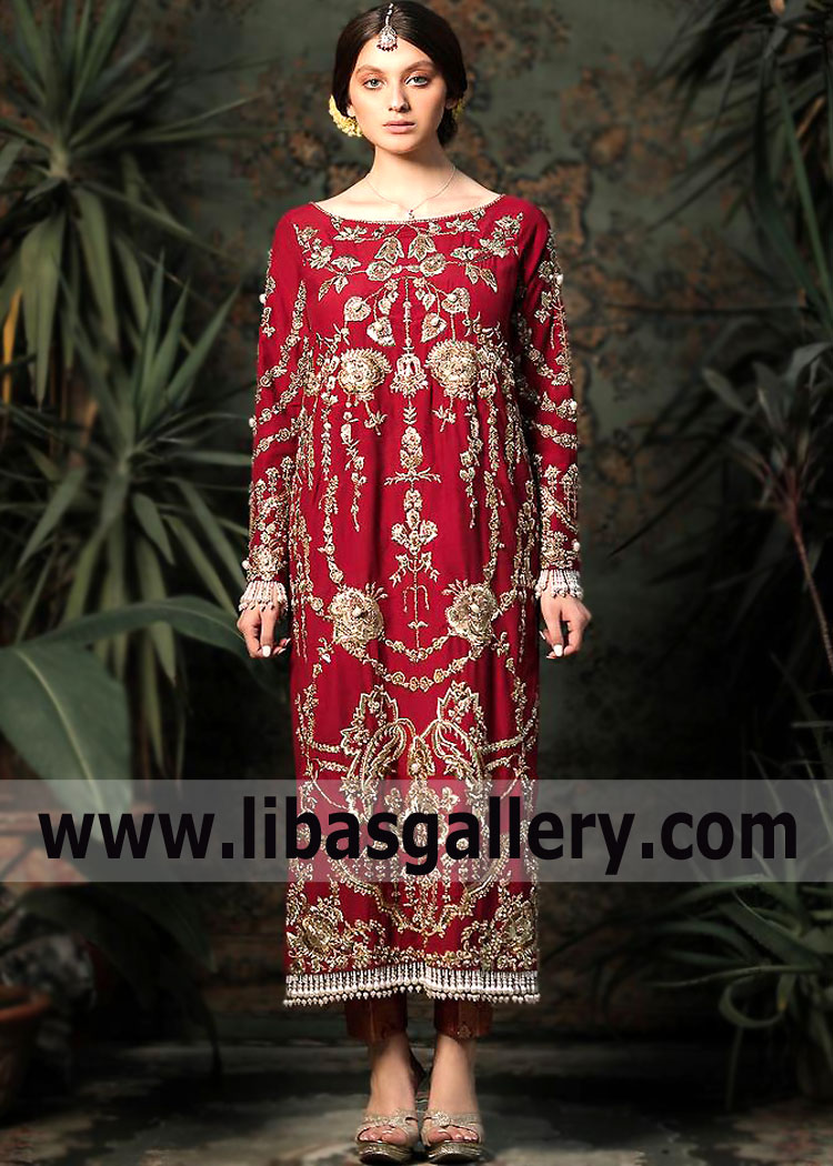 Dark Red Sheryl Party Dress for Next Wedding Events