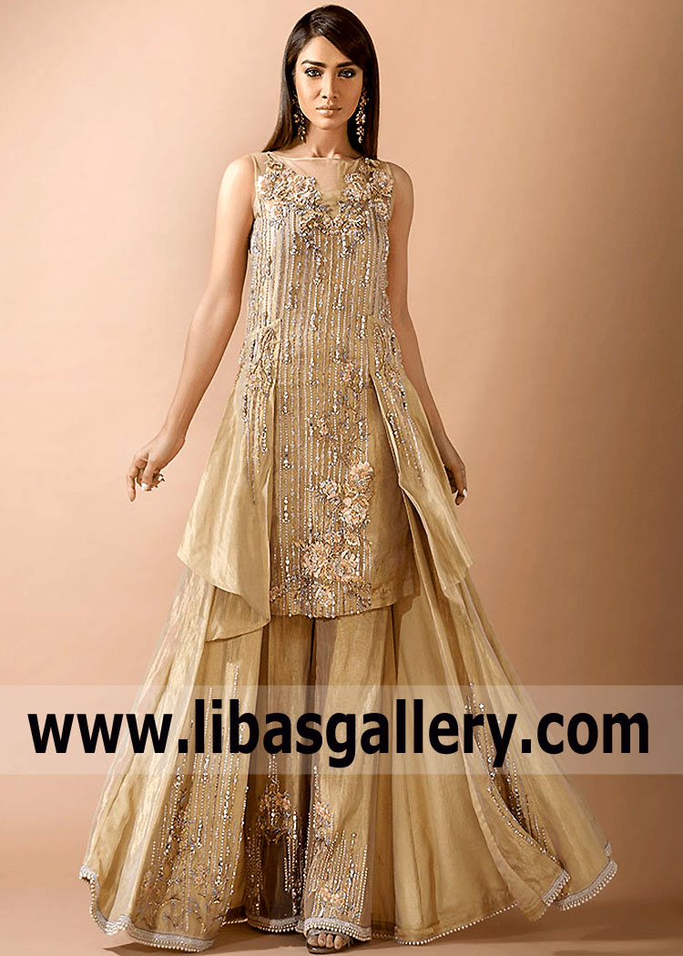 Dark Champagne Pavia Formal Party Dress