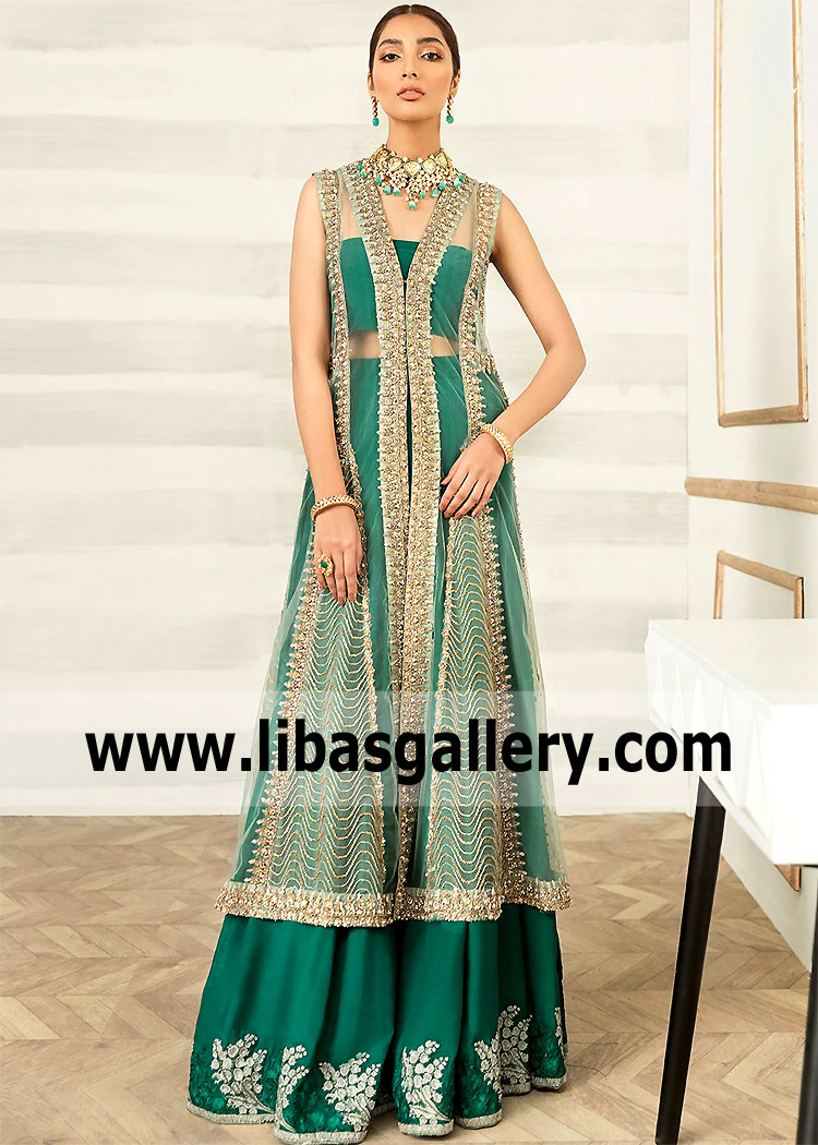 Emerald Arum Bridal Party Dress
