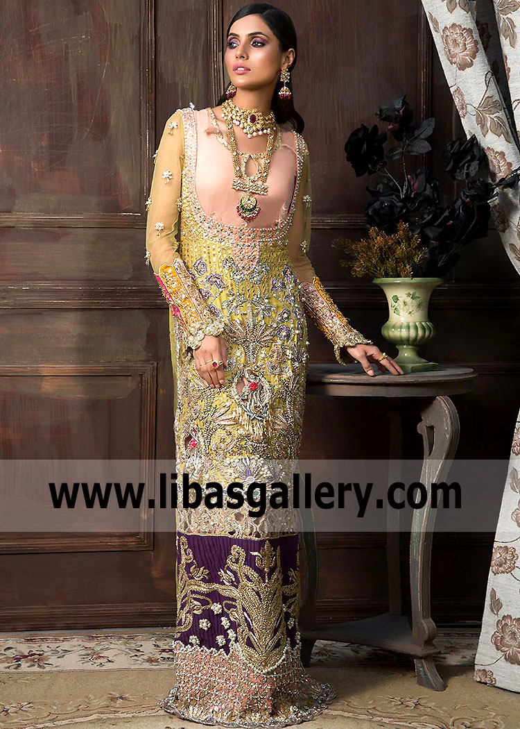 Chartreuse Freesia Party Dress