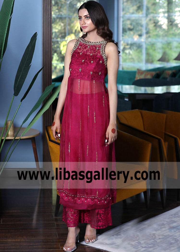 Fuchsia Crocus Party Wear for Next Formal Event