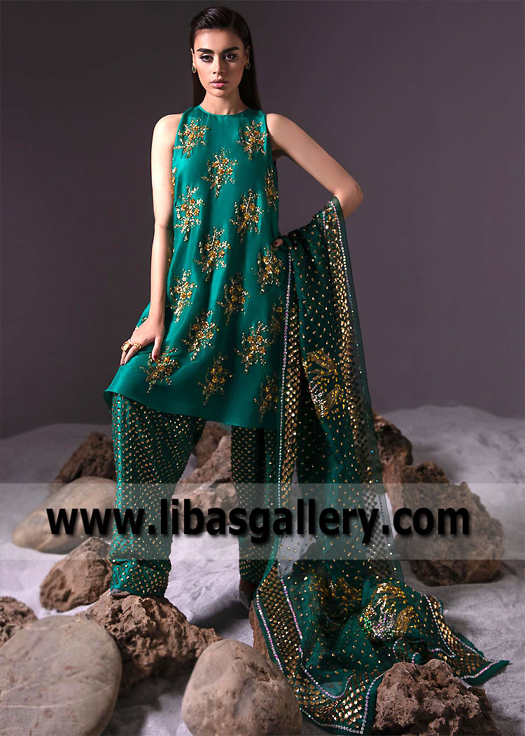 Viridian Spirea Bridal Party Dress