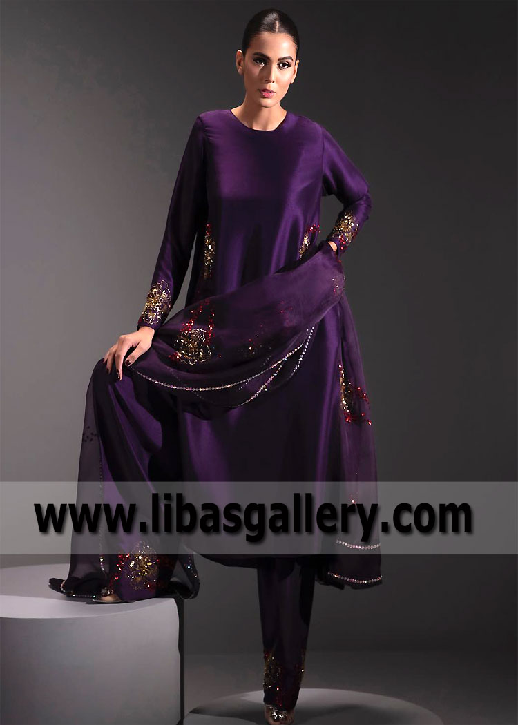 Halaya Ube Forsythia Shalwar kameez
