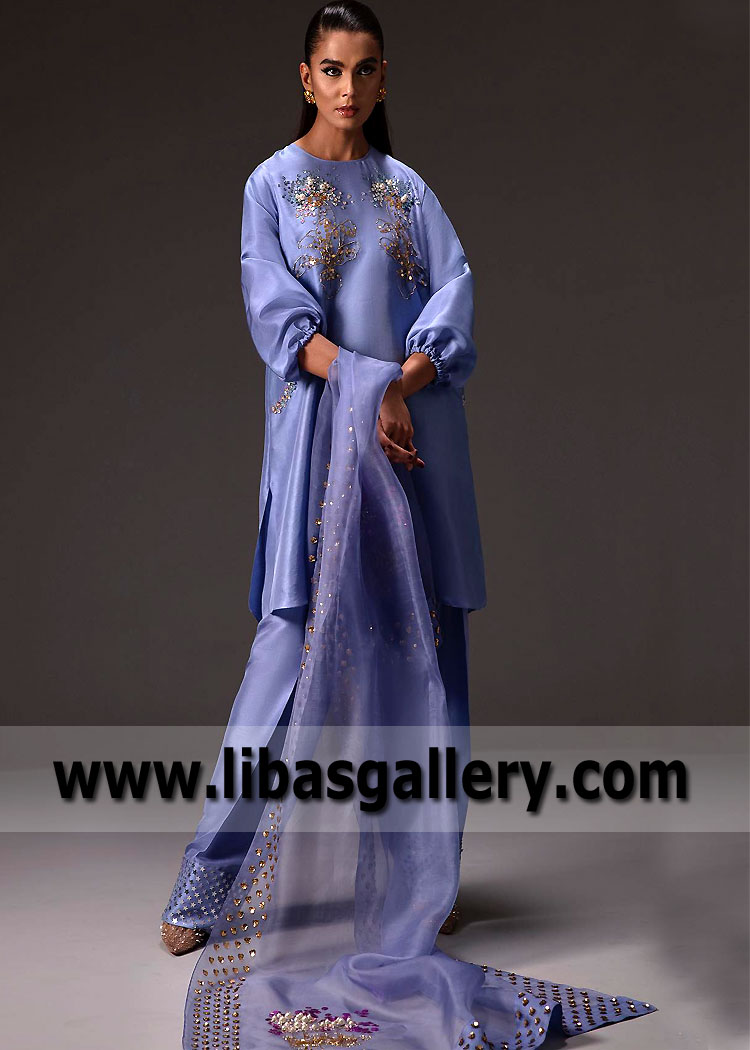 Blue Bell Party Wear Shalwar kameez Designs