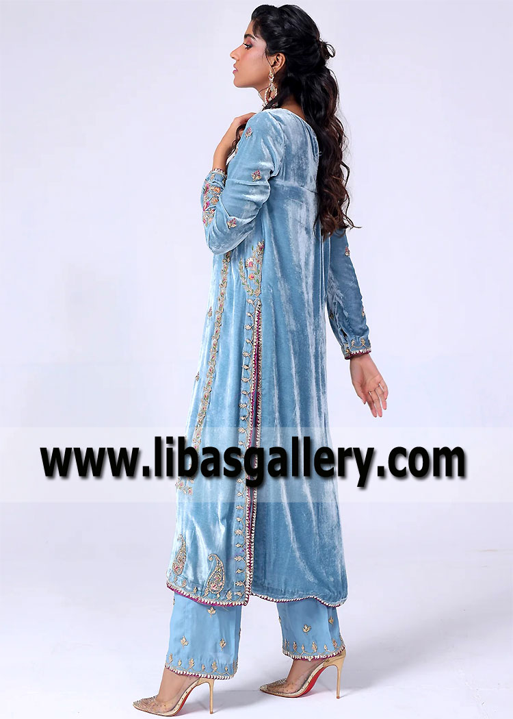 Beau Blue Loraline Latest Party Wear