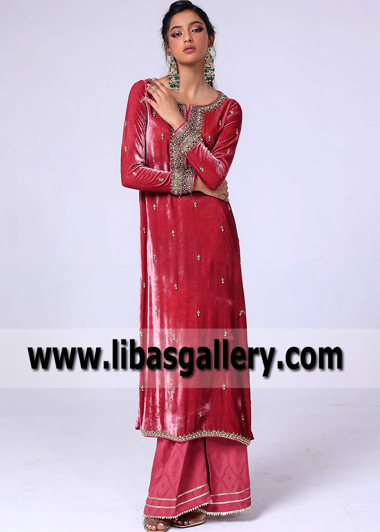 English Vermillion Mistral Party Wear