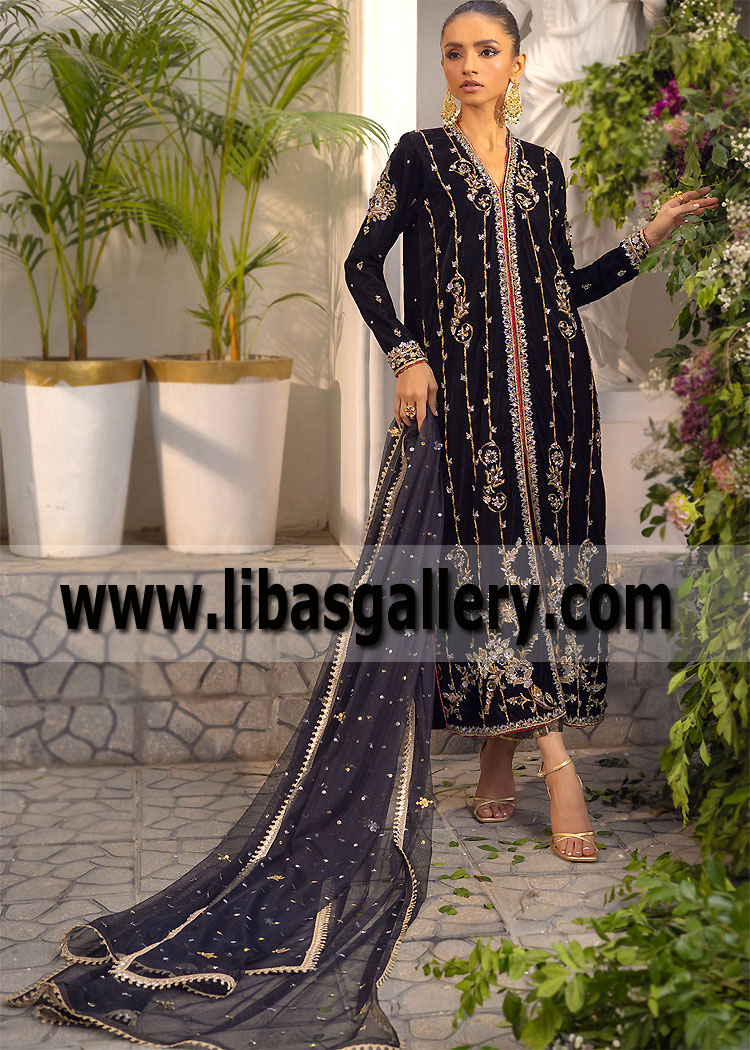 Jet Black Nemesia Formal Party Dress