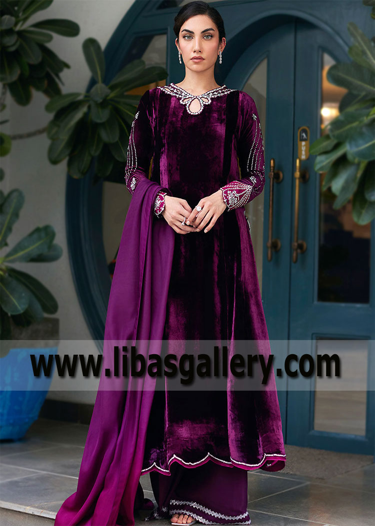 Palatinate Purple Tulipa Wedding Guest Dresses For Fall