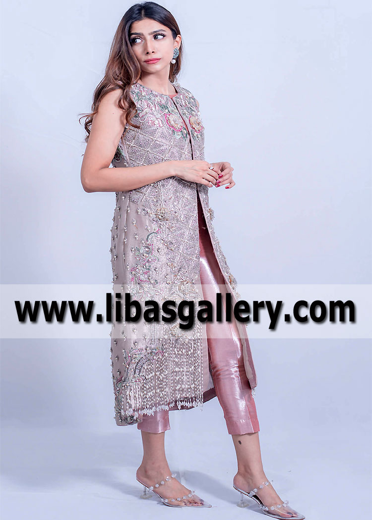 Double Dutch Rose Cosmos Party Wear Suit