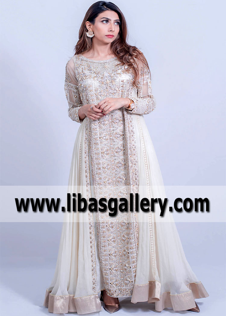 Snow White Fantasy Anarkali Dress