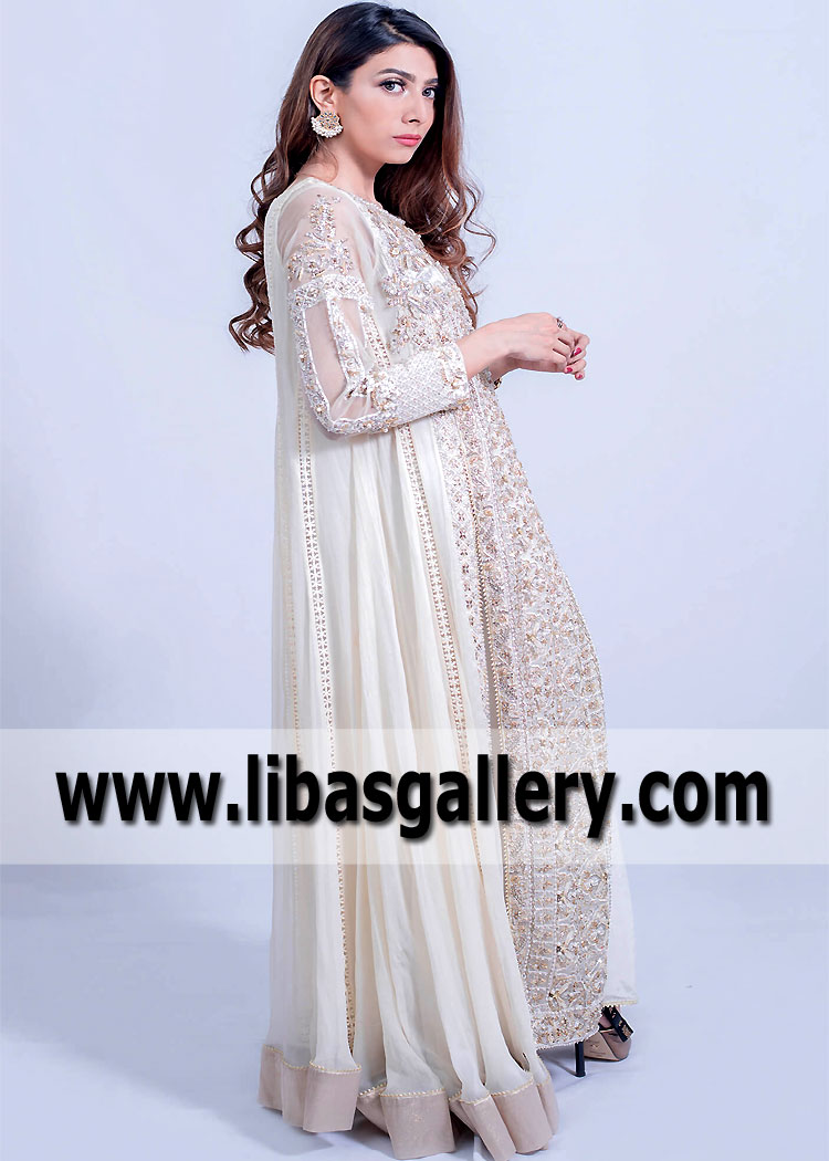 Snow White Fantasy Anarkali Dress