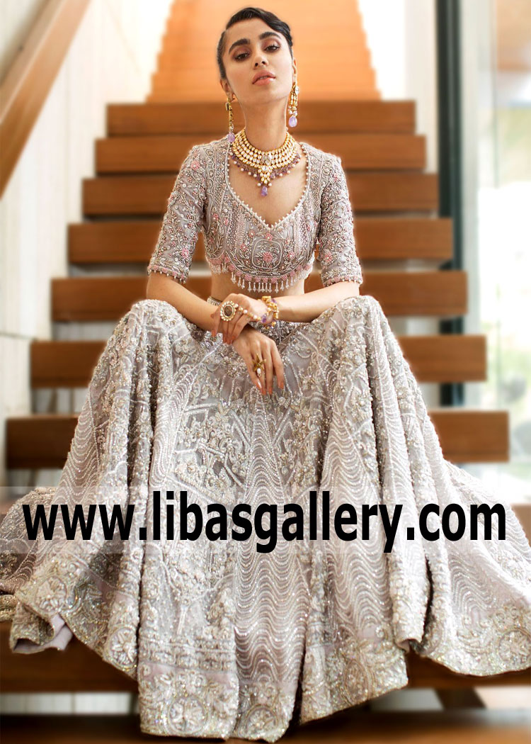 Isabelline Brooklyn Lehenga Reception Dress