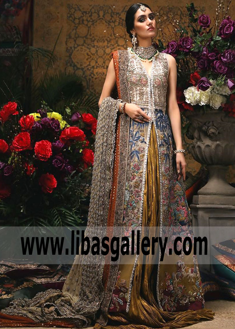 long coat style pakistani dresses