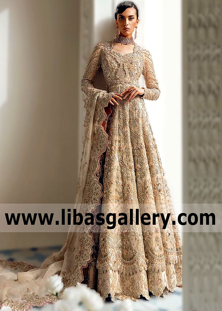 Blond Iris Maxi Lehenga