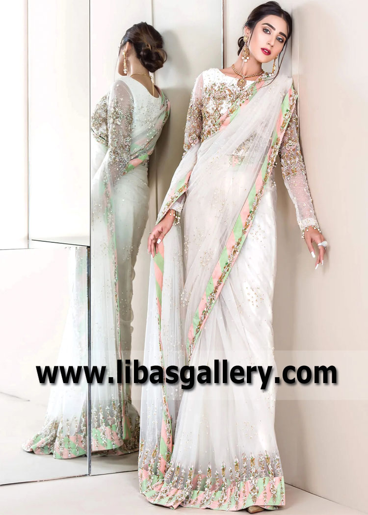 Pearl Lilium Occasional Saree