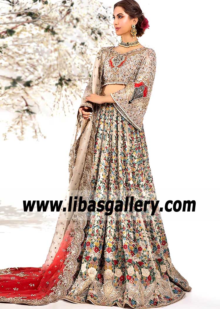 Apricot Recherche Reception Lehenga Choli