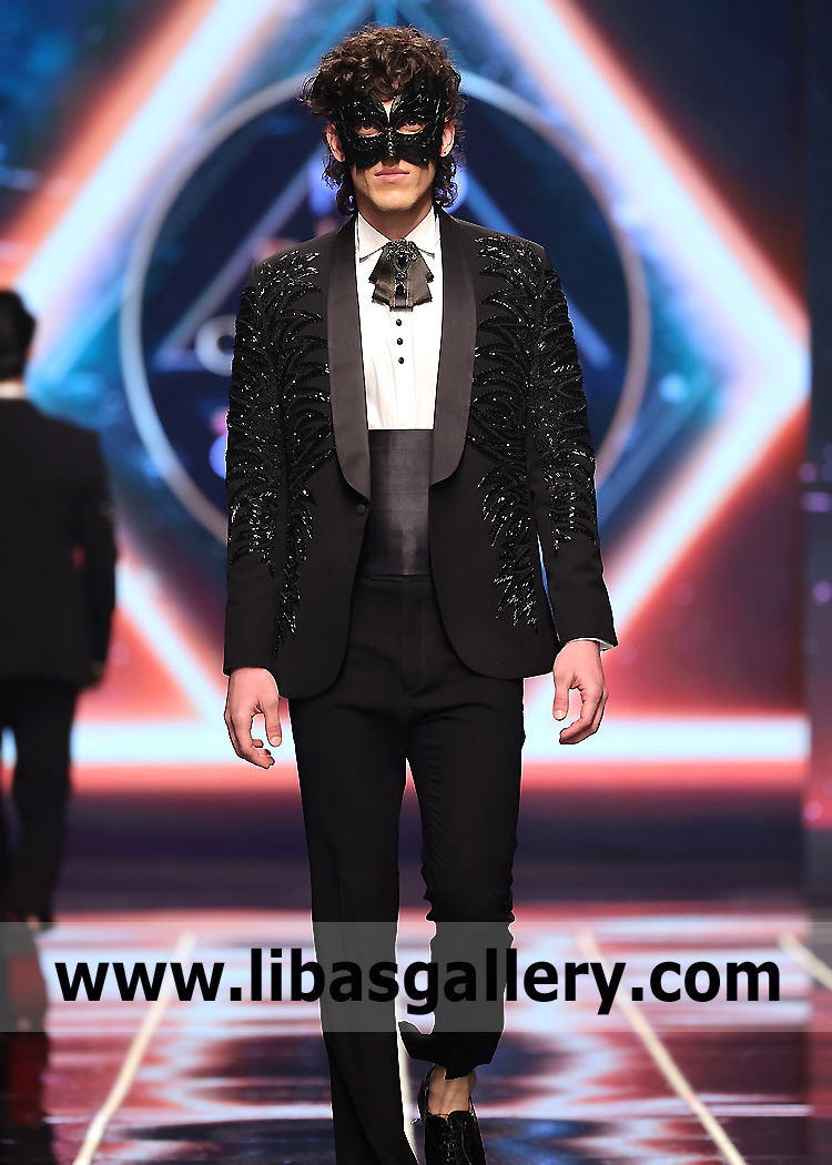 Stylish Embellished Tuxedo Suits