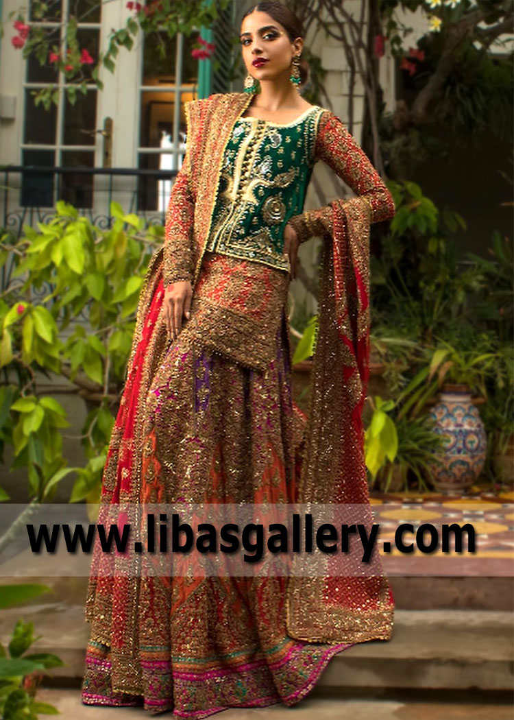 Umar Sayeed Couture Bridal Dress Manhattan New York USA Umar Sayeed Wedding Dress