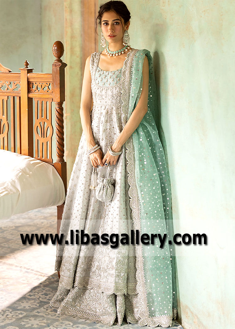 Sterling Celeste Magic Lily Bridal Anarkali